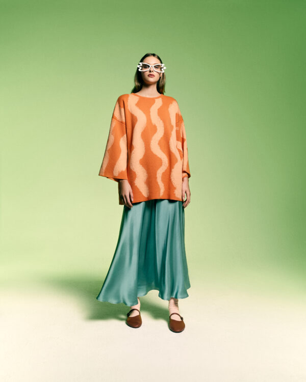 Spódnica MELODY szałwia