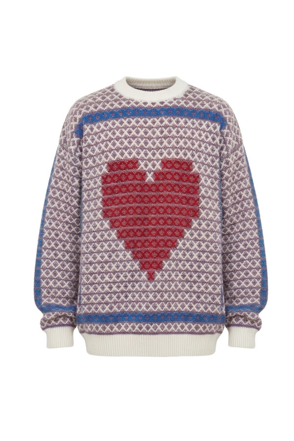 Sweter wełniany HEART