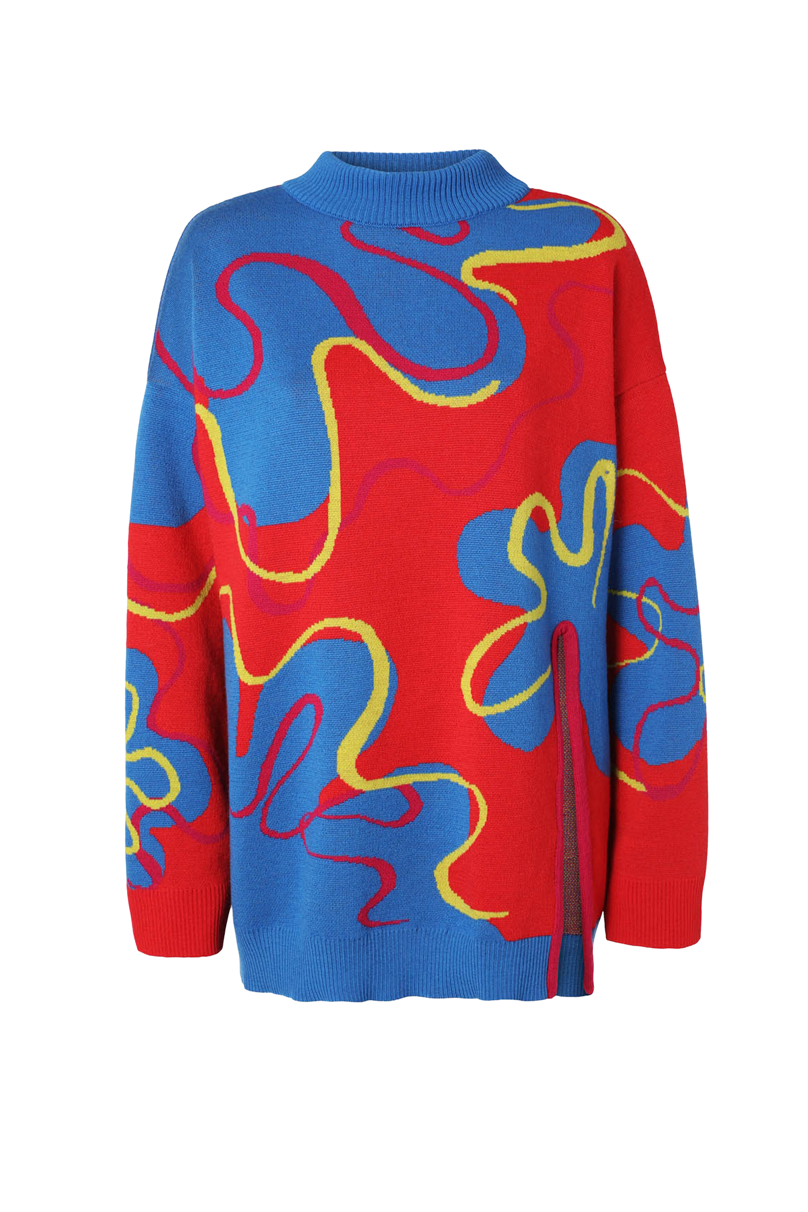 Sweter Winter flowers