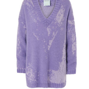 Sweter moherowy fioletowy