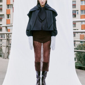 Kurtka wodoodporna z wiązaniem