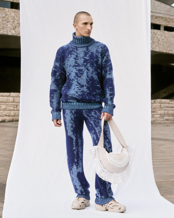 Moherowe spodnie SMOKE