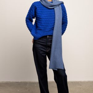 Sweter BOW kobaltowy